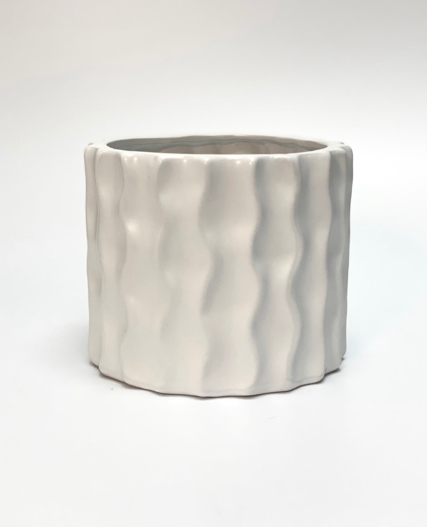 Wavy Pot - 8" Tall